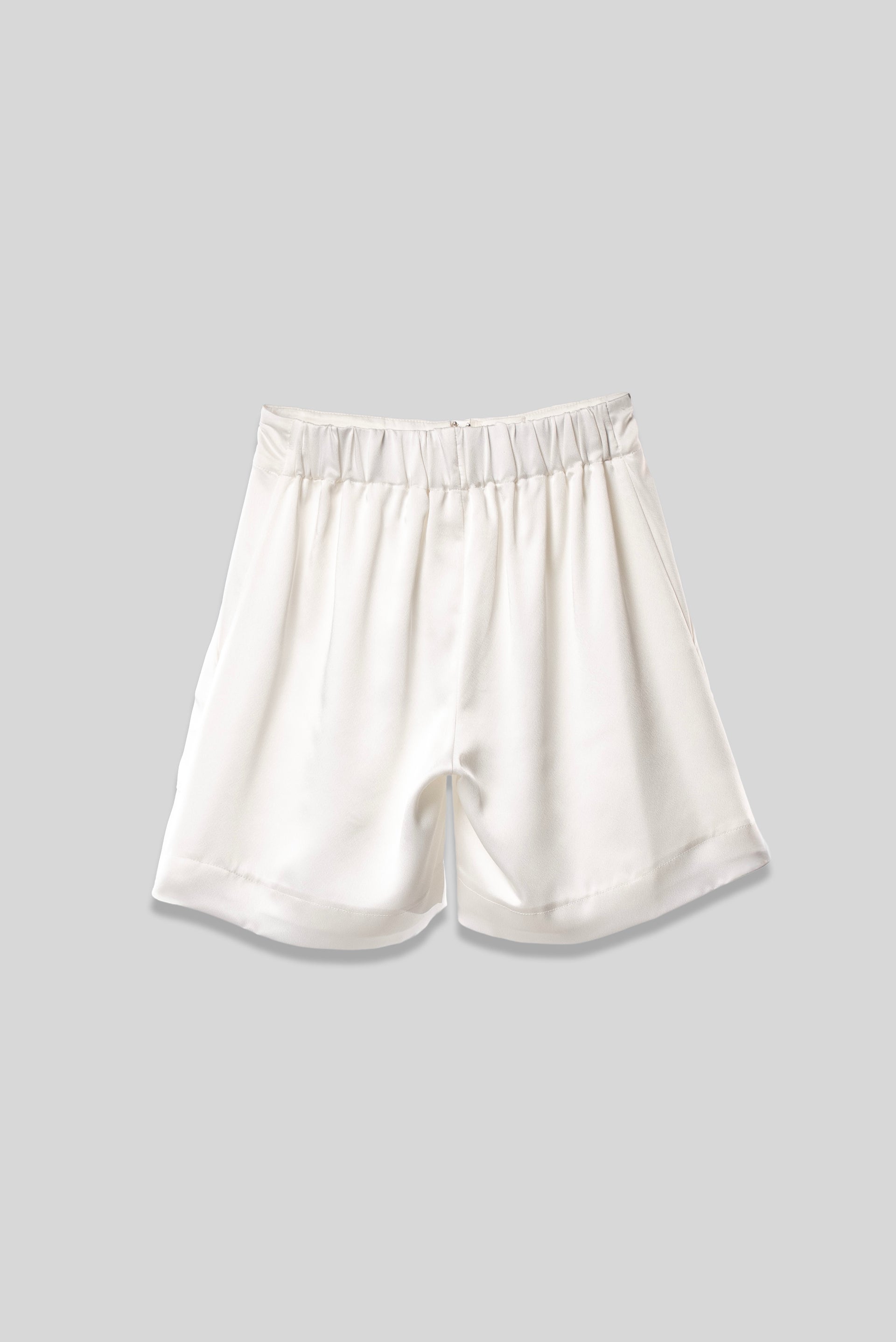 SILK SHORTS WITH POCKET DETAIL