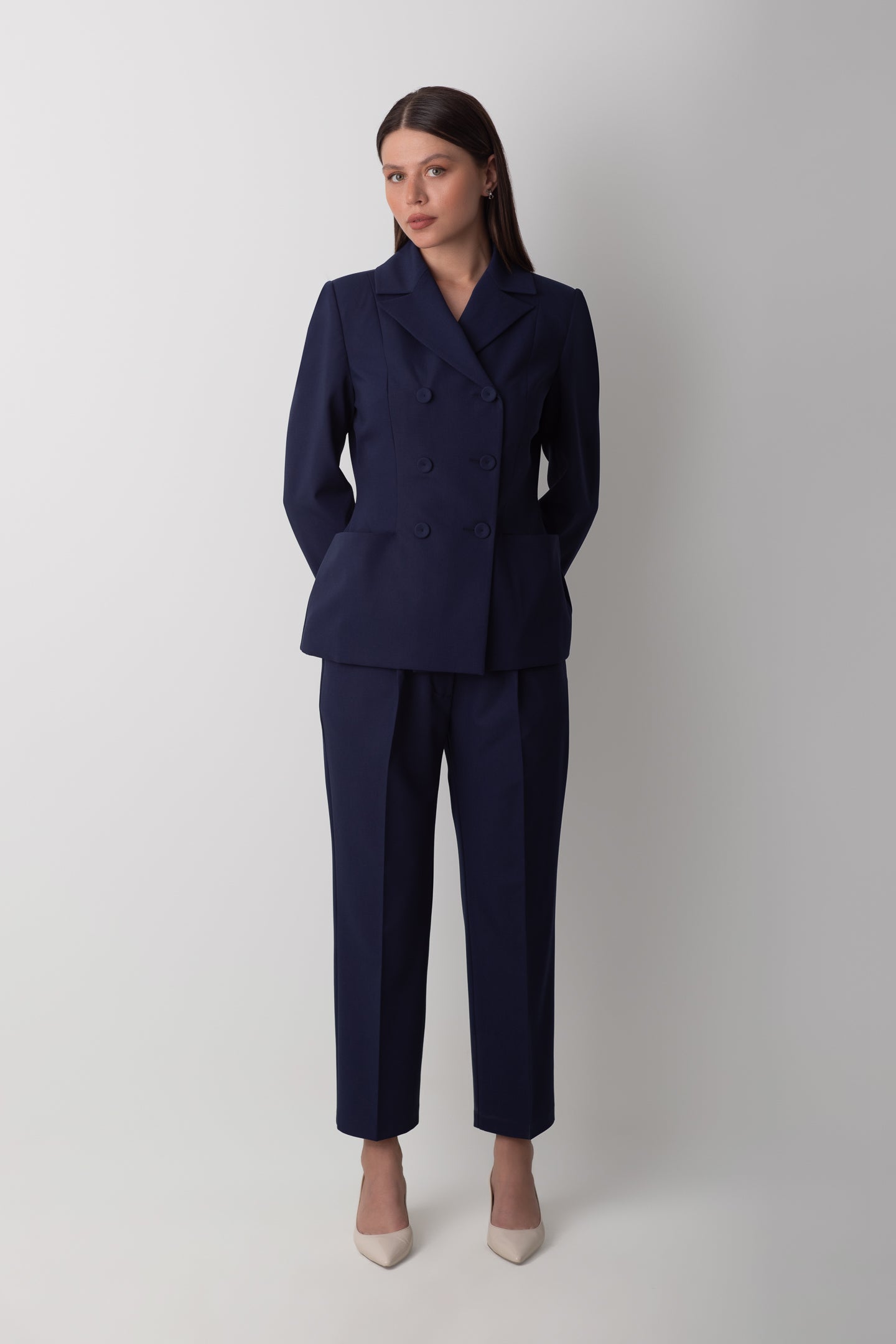 NAVY BLUE JACKET WITH POCKETS
