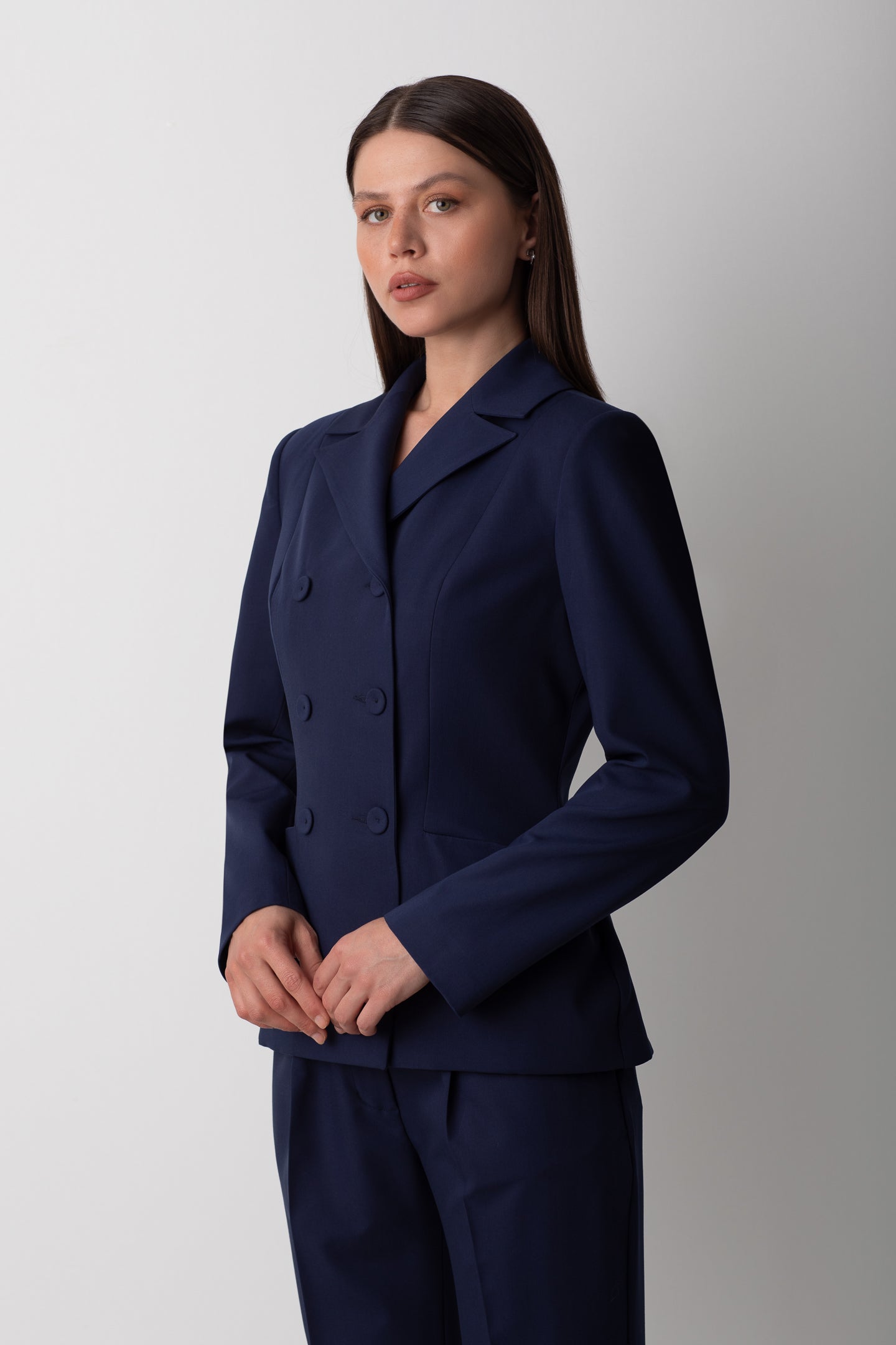 NAVY BLUE JACKET WITH POCKETS