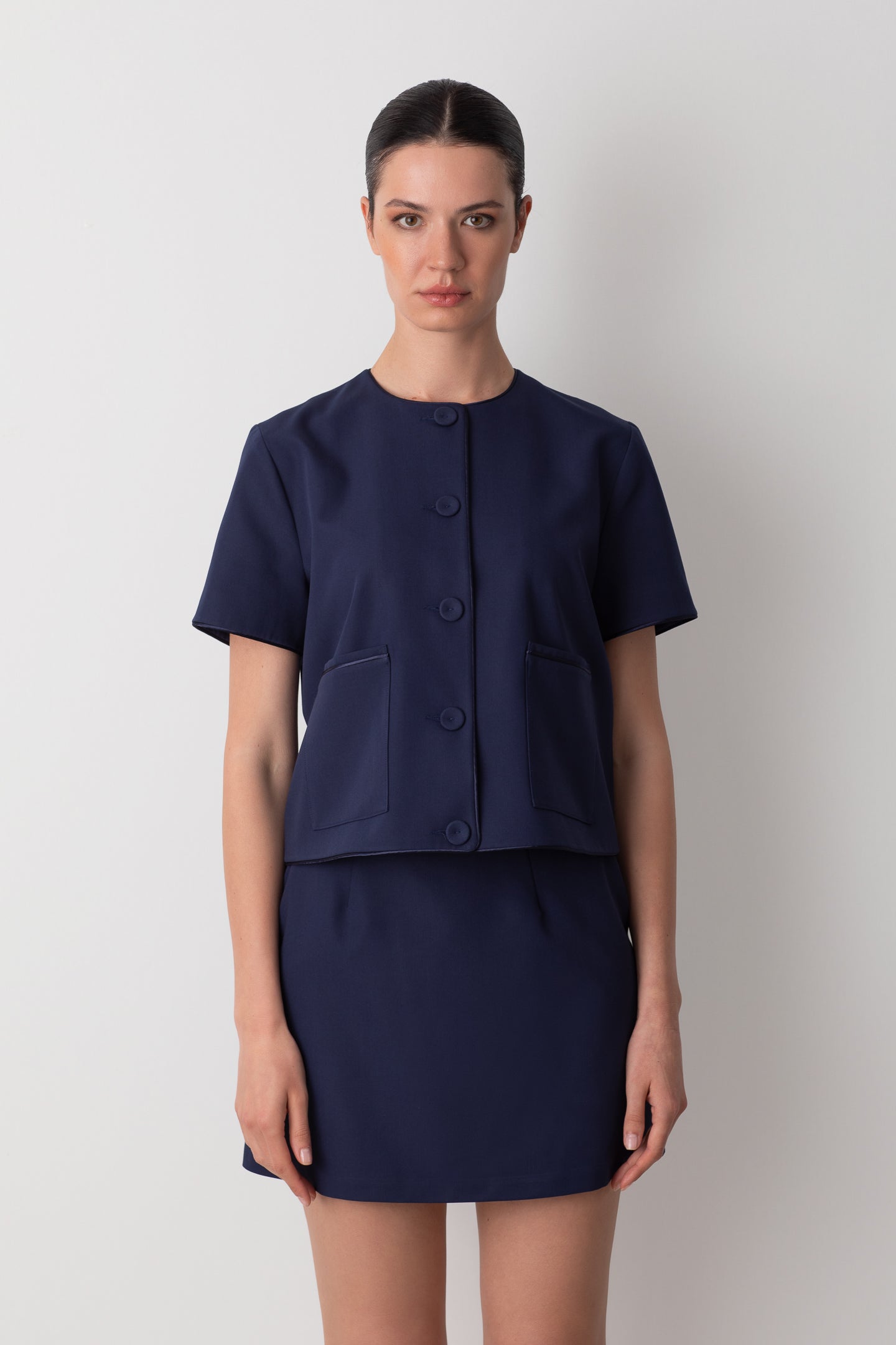 MINI NAVY BLUE SKIRT