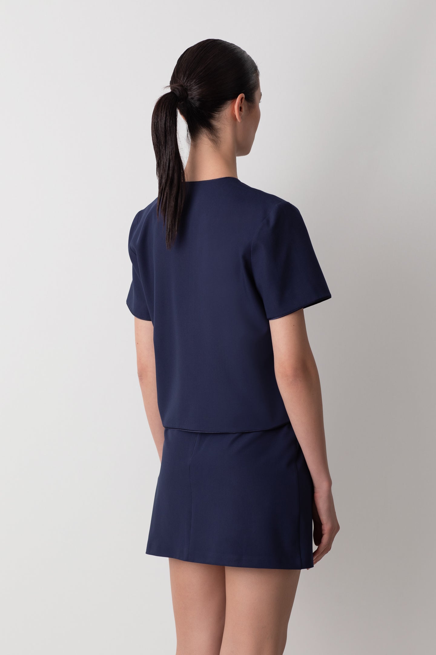 MINI NAVY BLUE SKIRT