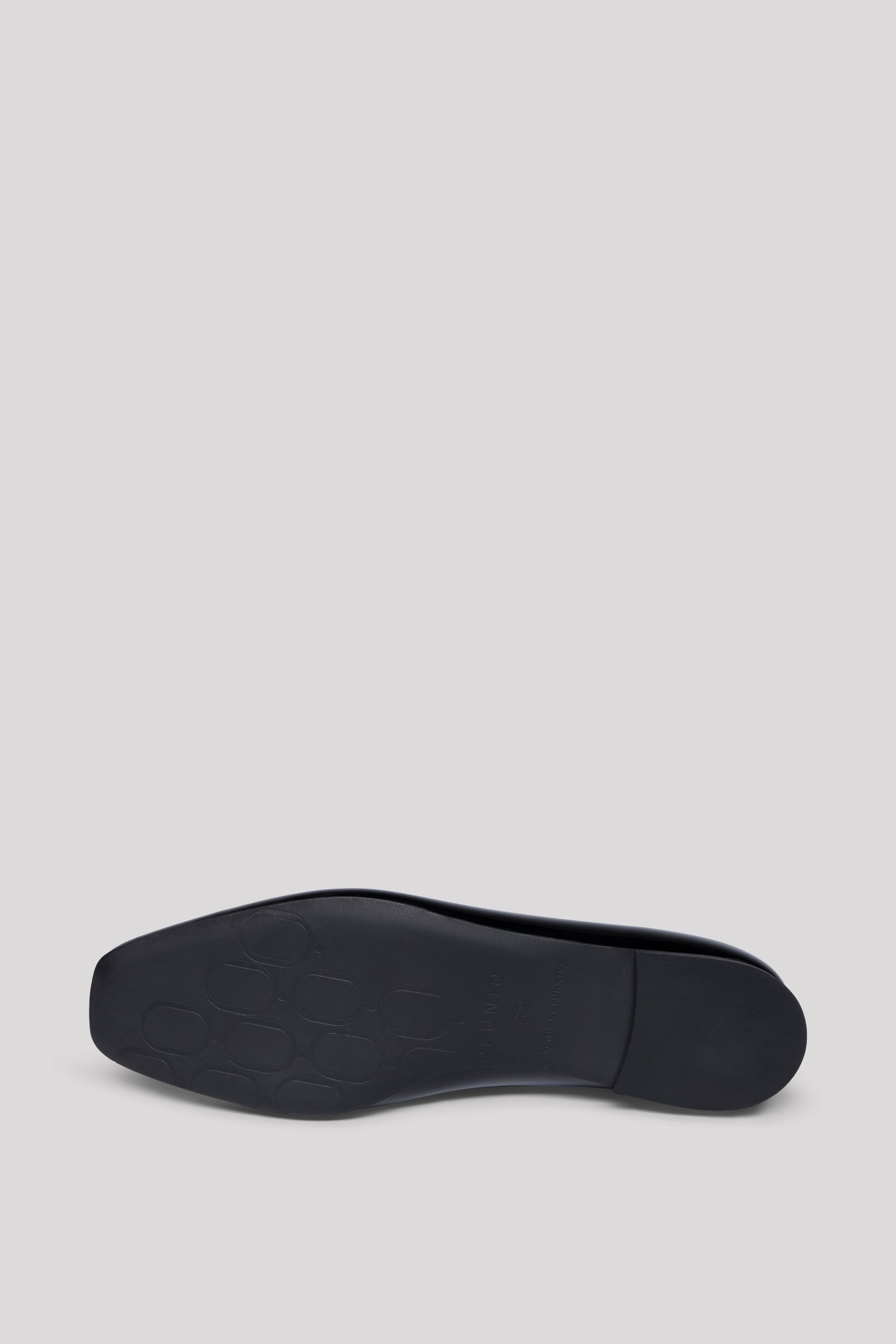 BLACK SQUARE TOE BALLET FLATS